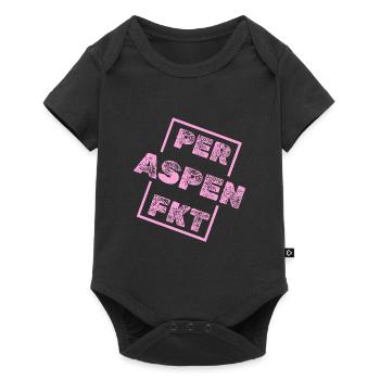 Einzigartig Aspen - Baby Premium Kurzarmbody - Schwarz - Vorne