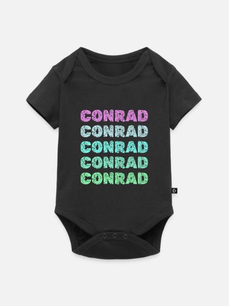Conrad Conrad - Baby Premium Kurzarmbody - Schwarz