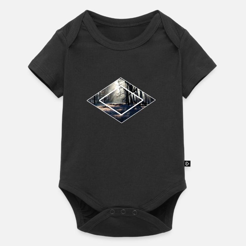Forest forests in the forest - Baby Premium short-sleeve bodysuit - black