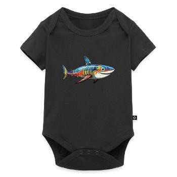 Australia - Shark - Baby Premium short-sleeve bodysuit - black - Front