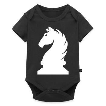Joueur d’échecs Springer joueur d’échecs - Body à manches courtes Premium Bébé - noir - Devant