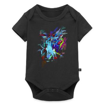 art - Body à manches courtes Premium Bébé - noir - Devant