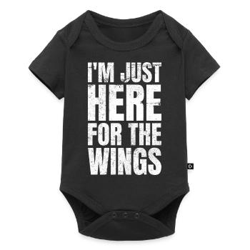 I'm Just Here For The Wings Chicken Wing Lover - Baby Premium short-sleeve bodysuit - black - Front