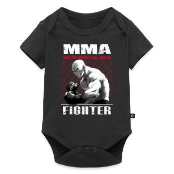 MMA Fighter 2 – Chemise d’anime - Body à manches courtes Premium Bébé - noir - Devant