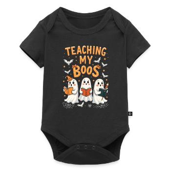 Halloween - Teaching my Boos - Baby Premium short-sleeve bodysuit - black - Front