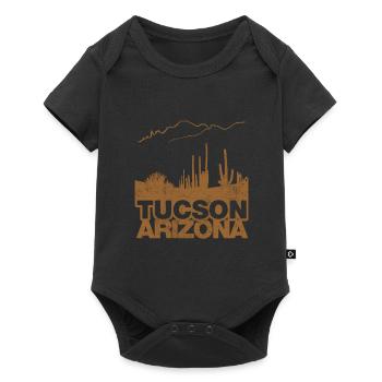 Tucson Arizona AZ City Vintage - Baby Premium Kurzarmbody - Schwarz - Vorne