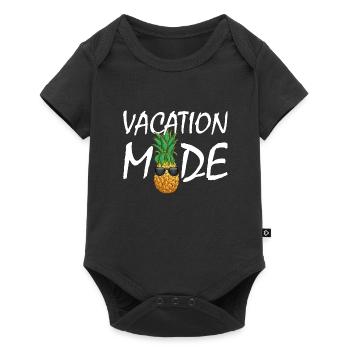 Lunettes de soleil Ananas en mode Vacances | Croisière d’été - Body à manches courtes Premium Bébé - noir - Devant