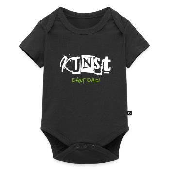 Kunst darf das! - Baby Premium Kurzarmbody - Schwarz - Vorne