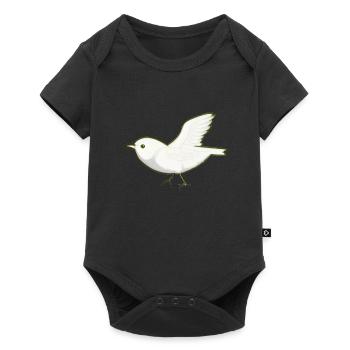 oiseau animal ailes volant - Body à manches courtes Premium Bébé - noir - Devant