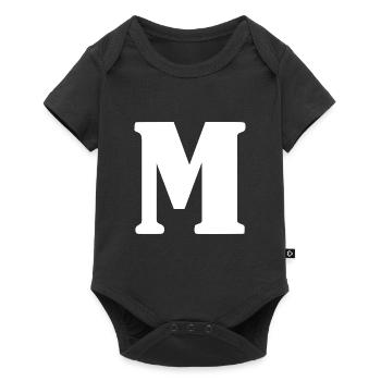 M - Baby Premium Kurzarmbody - Schwarz - Vorne
