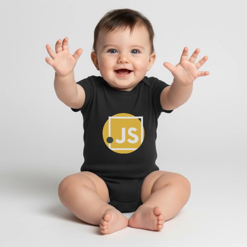 JavaScript dot JS Baby Premium short-sleeve bodysuit