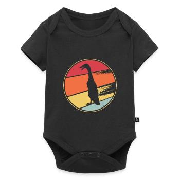 Running Figure Garden Running Poultry Farmers - Baby Premium short-sleeve bodysuit - black - Front