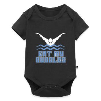 Nageurs nageurs - Body à manches courtes Premium Bébé - noir - Devant