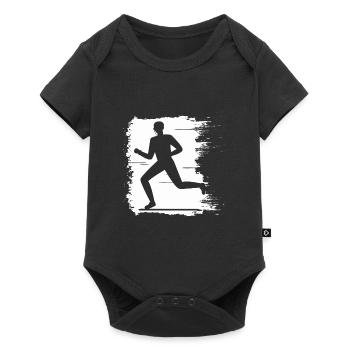Jogging - Running Running Man Fitness - Body à manches courtes Premium Bébé - noir - Devant