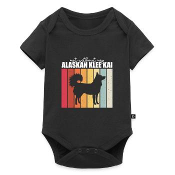 Quai de trèfle de l’Alaska - Body à manches courtes Premium Bébé - noir - Devant