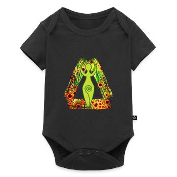 spiralgöttin e 110 - Baby Premium Kurzarmbody - Schwarz - Vorne