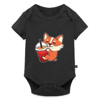 Corgi - Body à manches courtes Premium Bébé - noir - Devant