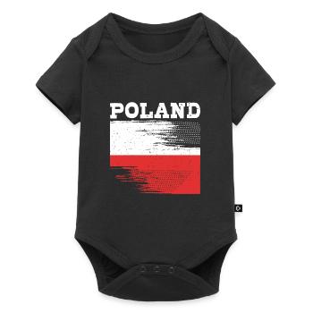 Poland Polish - Baby Premium short-sleeve bodysuit - black - Front