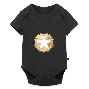 cooles t-shirt Stern Walk of Fame Geschenkidee - Baby Premium Kurzarmbody - Schwarz - Vorne