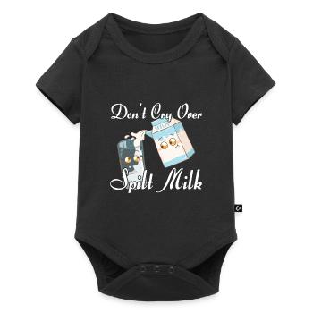 Milk Milkman Milk Drinker - Baby Premium short-sleeve bodysuit - black - Front