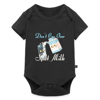 Milk Milkman Milk Drinker - Baby Premium short-sleeve bodysuit - black - Front