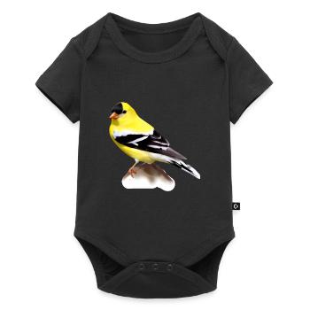 Chardonneret jaune - Body à manches courtes Premium Bébé - noir - Devant