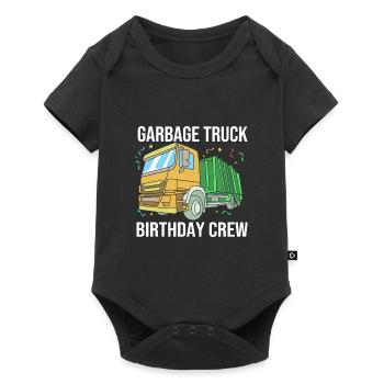 Garbage Can Garbage Truck Garbage Truck Garbage Man - Baby Premium short-sleeve bodysuit - black - Front