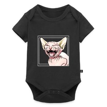 Sphynx Cat - Baby Premium short-sleeve bodysuit - black - Front