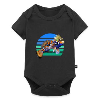 Mandarin fish - Baby Premium short-sleeve bodysuit - black - Front