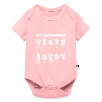 Génial Let’s Grow Kindness pour les cactus succulents - Body à manches courtes Premium Bébé - rose - Devant