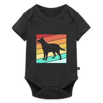 Bouvier australien chien - Body à manches courtes Premium Bébé - noir - Devant