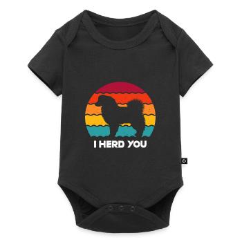 Australian Shepherd Gift - Baby Premium short-sleeve bodysuit - black - Front