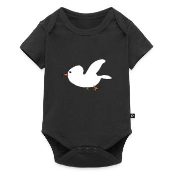 Oiseau Animal Symbole Ailes Fly Cartoon - Body à manches courtes Premium Bébé - noir - Devant