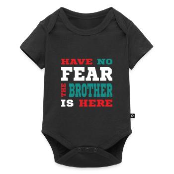 N’ayez crainte, le Bruder est là Tenue - Body à manches courtes Premium Bébé - noir - Devant