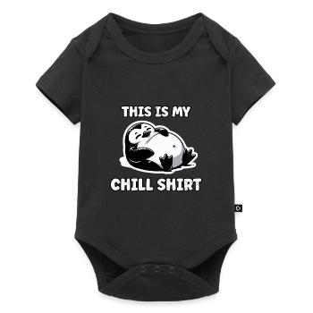 Chemise Fat Penguin Chill - Body à manches courtes Premium Bébé - noir - Devant