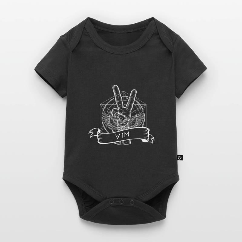 vim linux open source console editor Baby Premium short-sleeve bodysuit