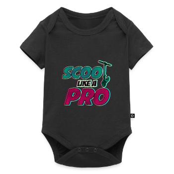 Scoot like a Pro! Cool gift for stunt scooters - Baby Premium short-sleeve bodysuit - black - Front