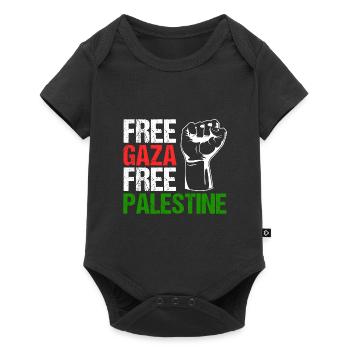 Free Gaza Free Palestine Palestine Freedom - Baby Premium short-sleeve bodysuit - black - Front