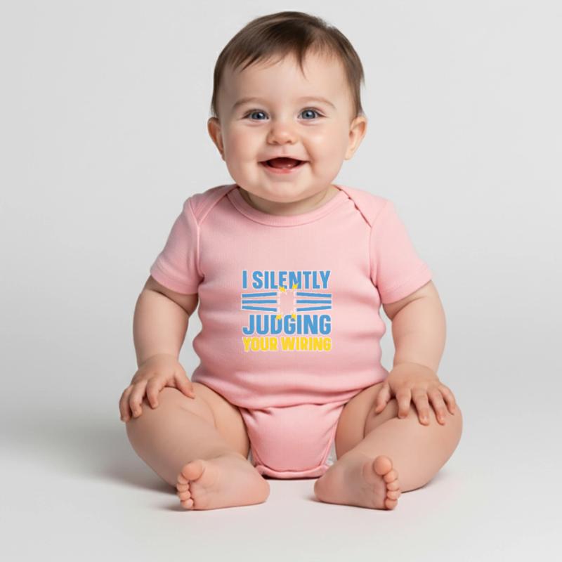 Electrician Electrical Engineer Electronics Technician Baby Premium short-sleeve bodysuit