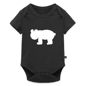 Symbol Animal Bear - Baby Premium short-sleeve bodysuit - black - Front