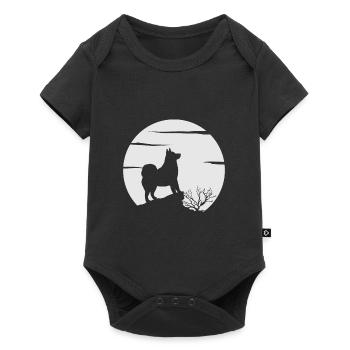 Alaskan Malamute Dog - Baby Premium short-sleeve bodysuit - black - Front