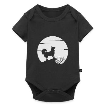 Quai de trèfle de l’Alaska - Body à manches courtes Premium Bébé - noir - Devant