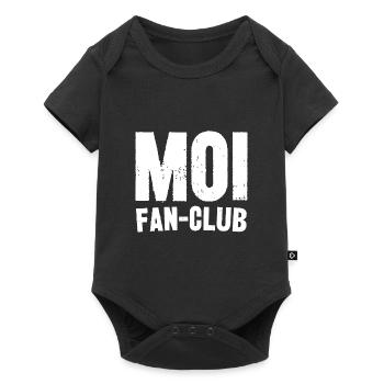 moi fan-club - Body à manches courtes Premium Bébé - noir - Devant