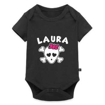 Pirate Laura Design pour Filles et Femmes - Body à manches courtes Premium Bébé - noir - Devant