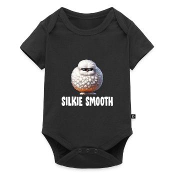 Silkie Chicken - Silkie Smooth - Baby Premium short-sleeve bodysuit - black - Front
