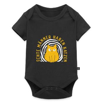 Cat Rental Cat Domestic Cat - Baby Premium short-sleeve bodysuit - black - Front