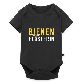 Bienen Flüsterin Imker Imkerin bee Volk Hobby - Baby Premium Kurzarmbody - Schwarz - Vorne