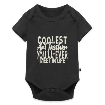 Le professeur d’art le plus cool - Body à manches courtes Premium Bébé - noir - Devant