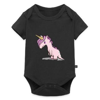 Licorne Dino - Body à manches courtes Premium Bébé - noir - Devant