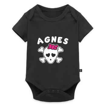 Pirate Agnes Design for Girls and Women - Baby Premium short-sleeve bodysuit - black - Front